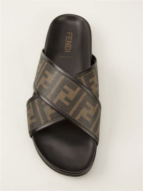 men fendi sandals|More.